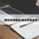 【惠东疫情最新/惠东疫情通报】