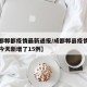 【成都郫都疫情最新通报/成都郫县疫情最新消息今天新增了15例】